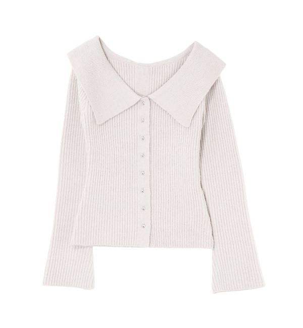 RESEXXY「ビッグカラーニットトップス」|ニット・セーター|