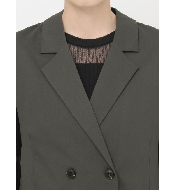 MURUA「バックベルトテーラードジレ【セットアップ着用可】」|ベスト・ジレ|