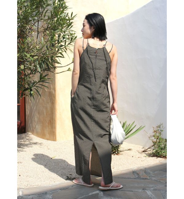 Ungrid「ギンガムチェックフィットキャミワンピース」|ワンピース|