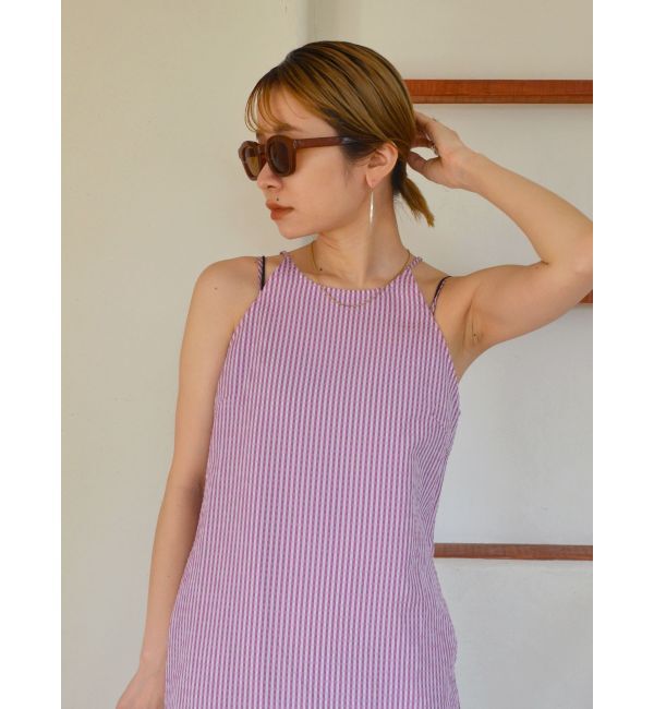 Ungrid「ギンガムチェックフィットキャミワンピース」|ワンピース|