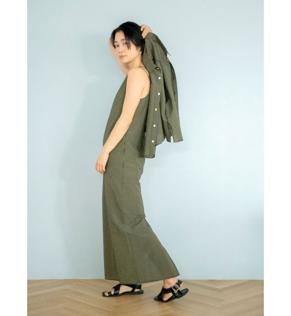 Ungrid「ギンガムチェックフィットキャミワンピース」|ワンピース|