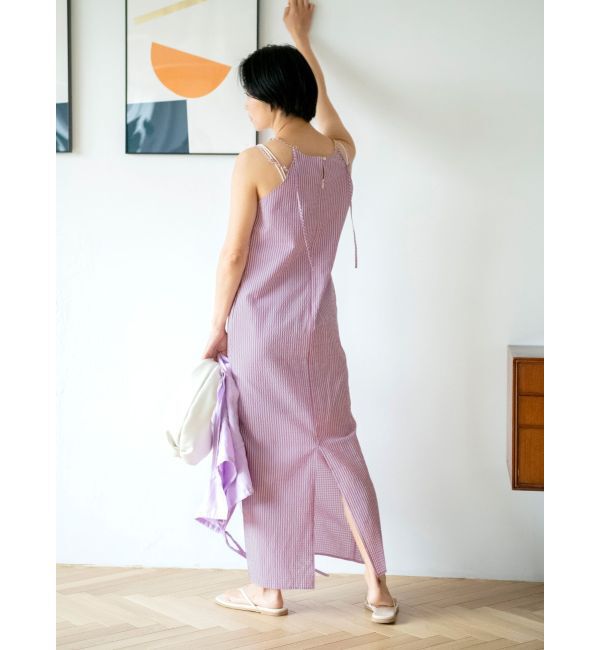 Ungrid「ギンガムチェックフィットキャミワンピース」|ワンピース|