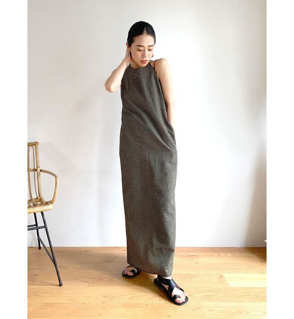 Ungrid「ギンガムチェックフィットキャミワンピース」|ワンピース|