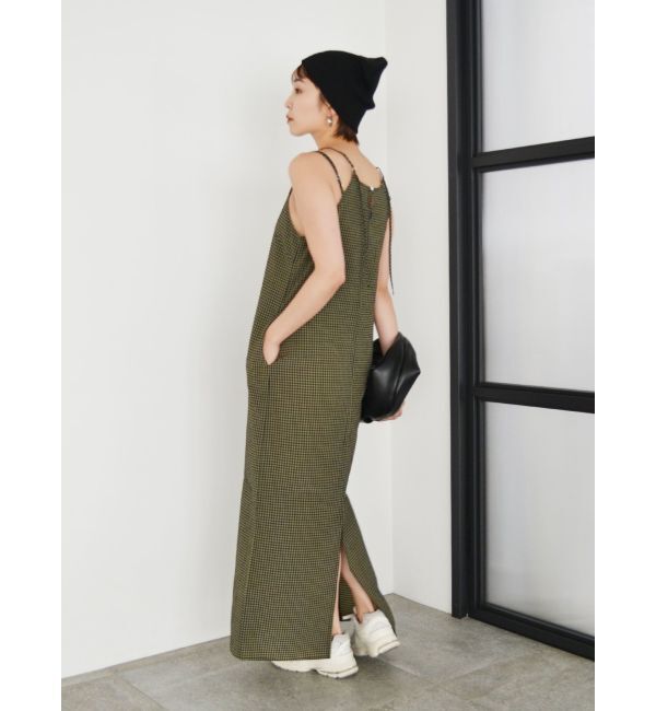 Ungrid「ギンガムチェックフィットキャミワンピース」|ワンピース|