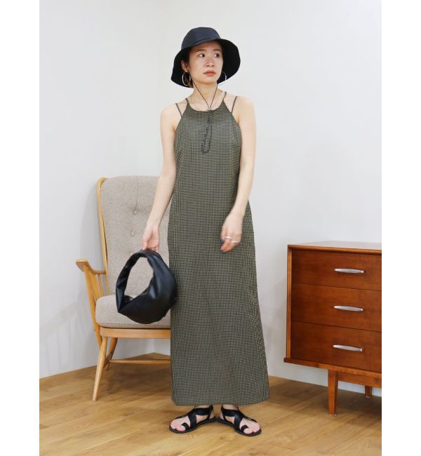 Ungrid「ギンガムチェックフィットキャミワンピース」|ワンピース|