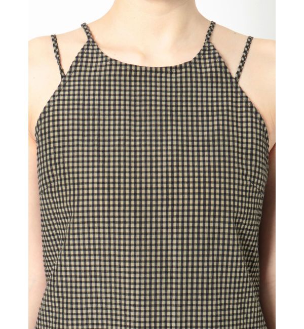 Ungrid「ギンガムチェックフィットキャミワンピース」|ワンピース|