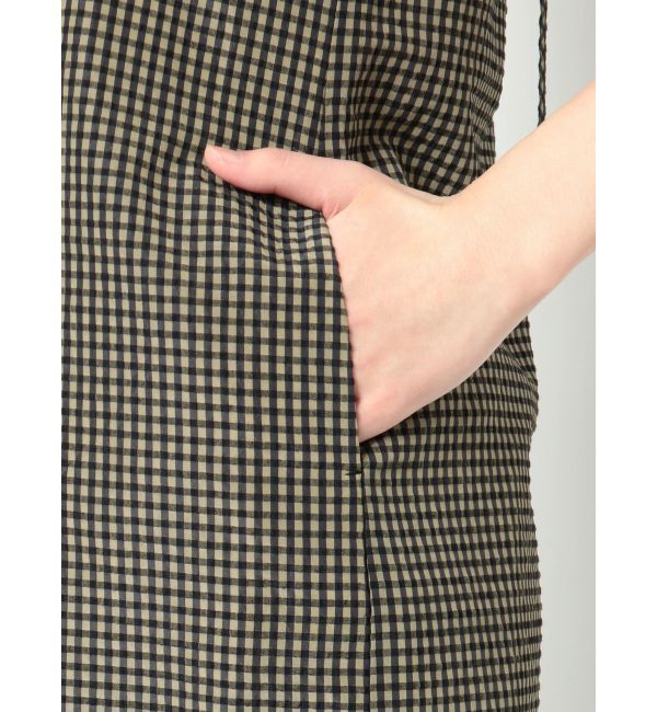 Ungrid「ギンガムチェックフィットキャミワンピース」|ワンピース|