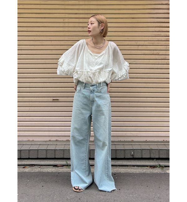 Ungrid「ビーズデザインスリーブボリュームブラウス」|シャツ・ブラウス|