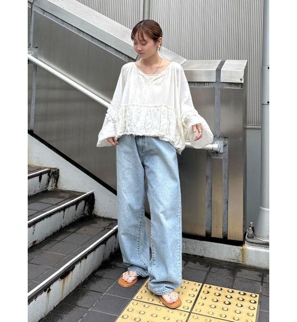 Ungrid「ビーズデザインスリーブボリュームブラウス」|シャツ・ブラウス|