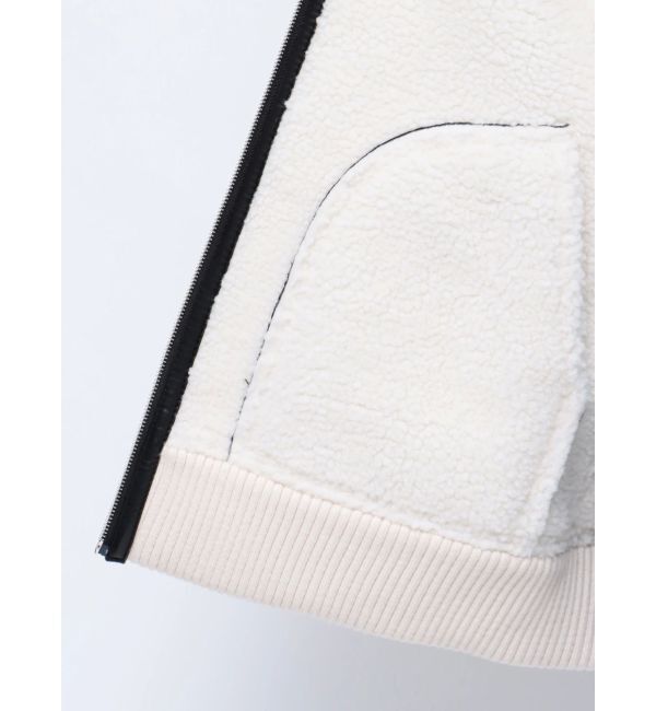 GYDA「フェイクムートンベスト」|ダウンベスト・ベスト|