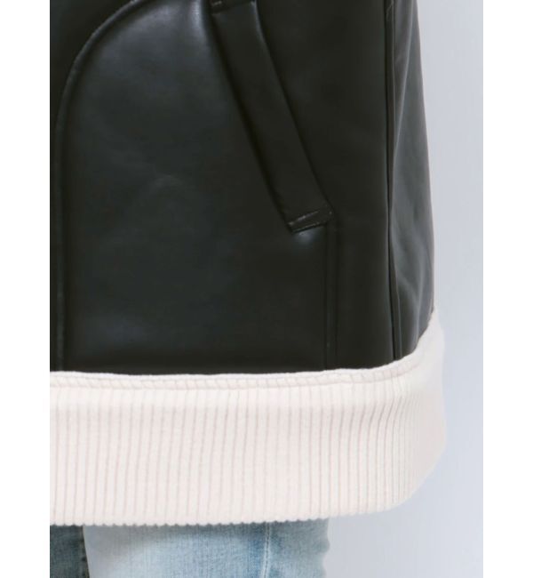 GYDA「フェイクムートンベスト」|ダウンベスト・ベスト|