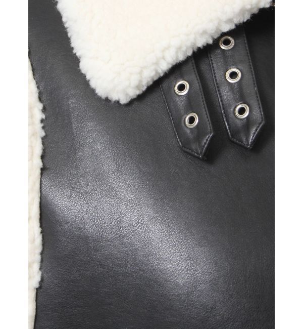 GYDA「フェイクムートンベスト」|ダウンベスト・ベスト|