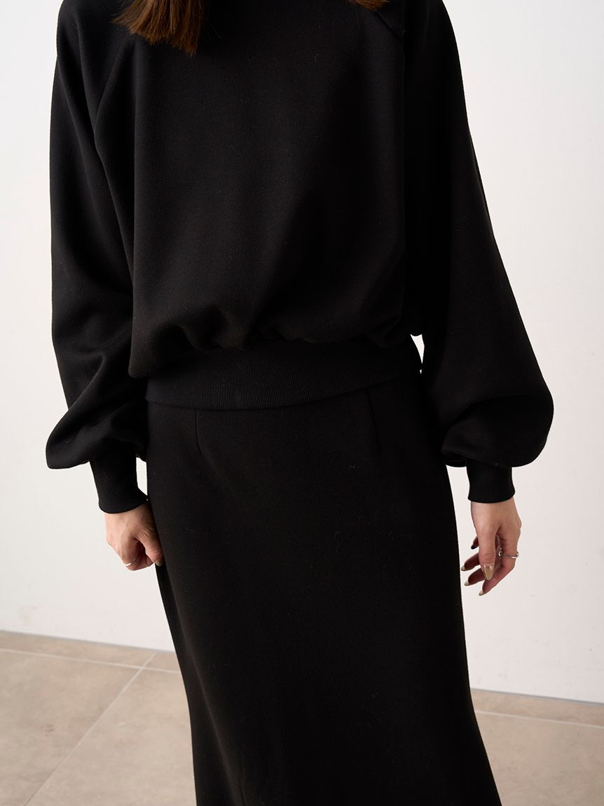 emmi atelier「裏起毛プルオーバースカートセット」|ワンピース|