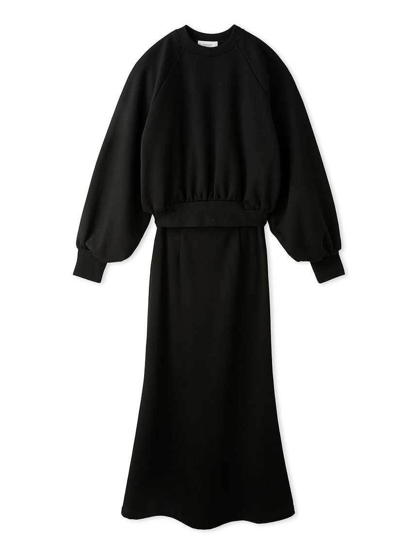 emmi atelier「裏起毛プルオーバースカートセット」|ワンピース|