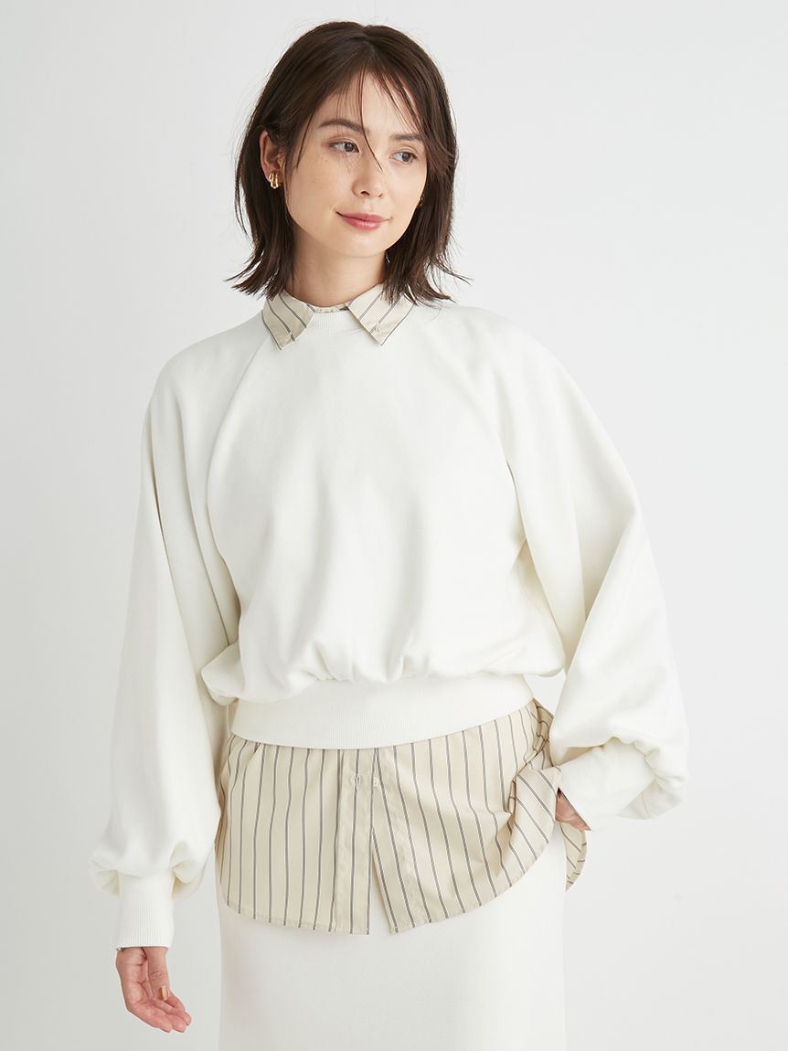 emmi atelier「裏起毛プルオーバースカートセット」|ワンピース|