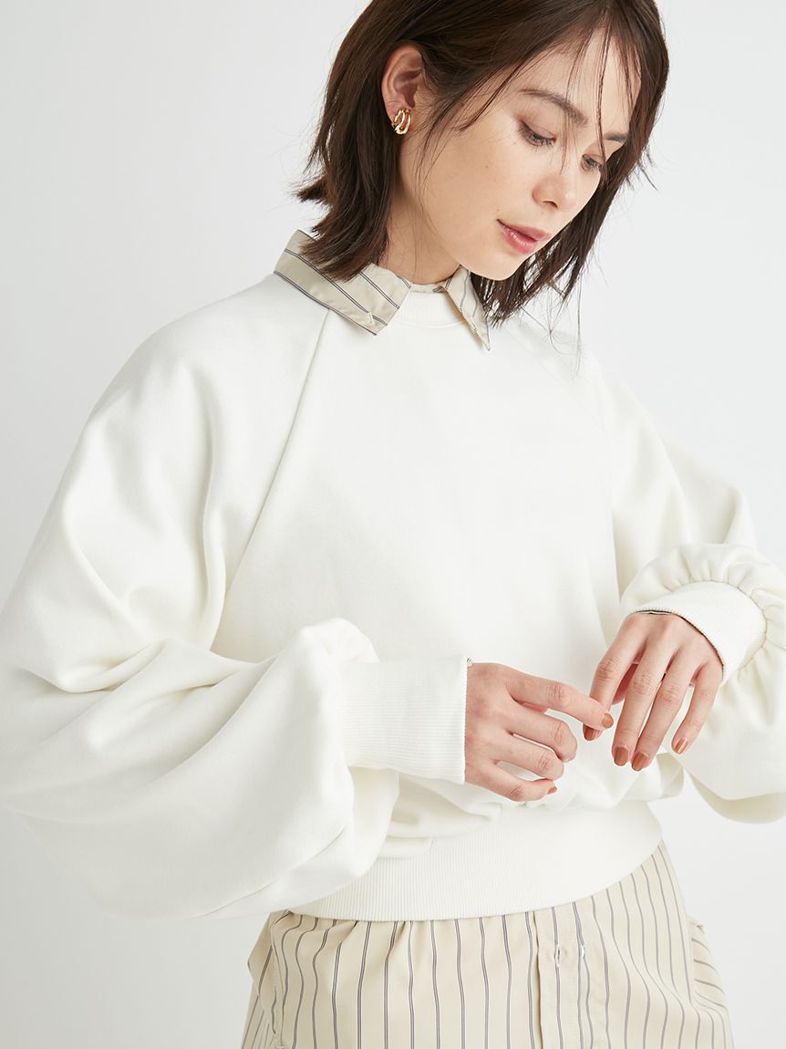 emmi atelier「裏起毛プルオーバースカートセット」|ワンピース|