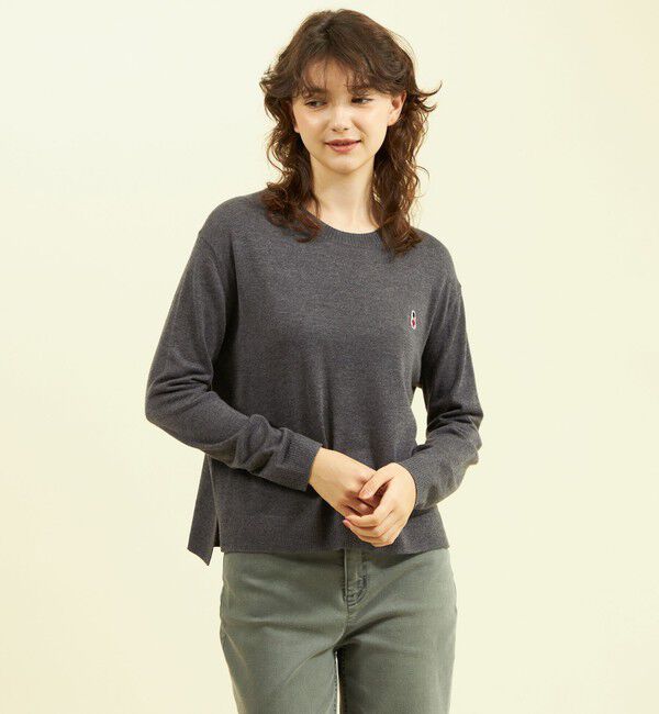 MACKINTOSH PHILOSOPHY「【WEB限定】バッキンガムベア ハイゲージニット」|ニット・セーター|チャコールグレー