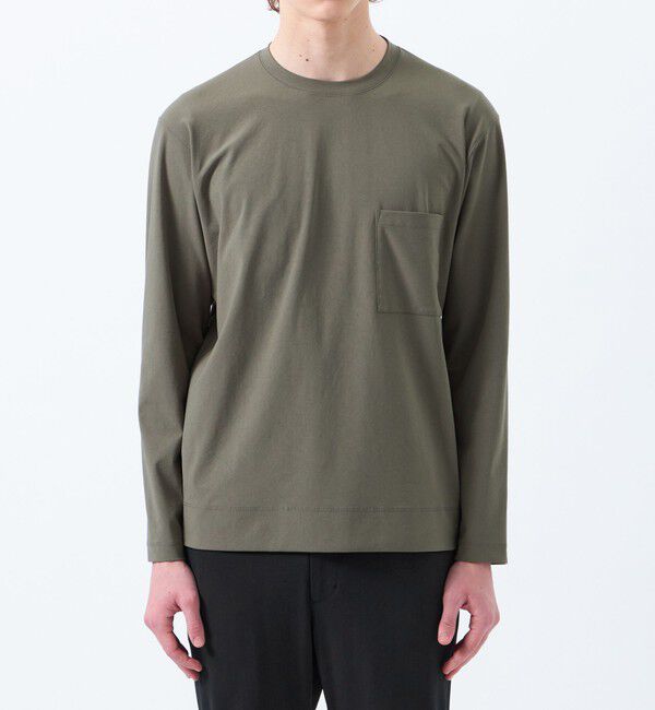 MACKINTOSH PHILOSOPHY「ドライフラットストレッチ クルーネックロンＴ ドライフラットストレッチクロス」|Tシャツ・カットソー|