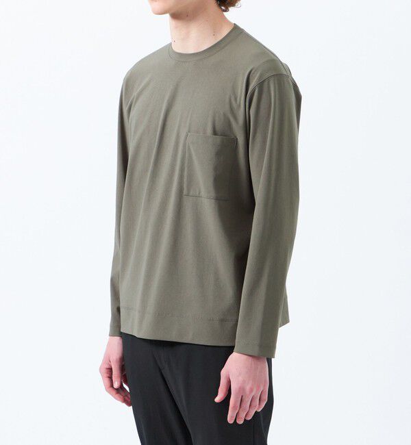 MACKINTOSH PHILOSOPHY「ドライフラットストレッチ クルーネックロンＴ ドライフラットストレッチクロス」|Tシャツ・カットソー|