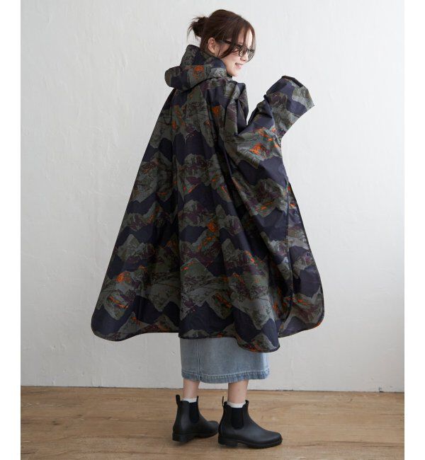 Lbc with Life「ｋｉｕスタンダードレインポンチョ」|傘|オリーブ