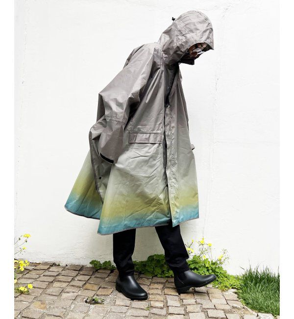 Lbc with Life「ｋｉｕスタンダードレインポンチョ」|傘|ベージュ1