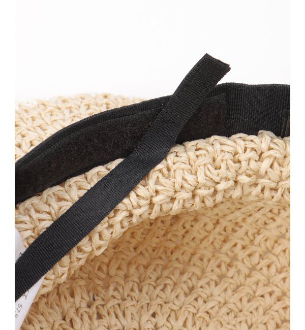 Lbc with Life「ライン細編みペーパーハット」|その他|