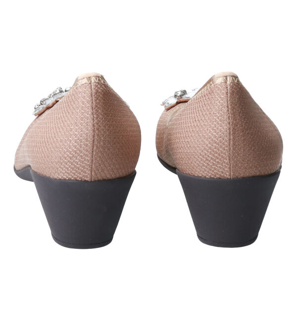 Bridget Birkin「【Bridget Birkin Walk】フラワービジューウォーキングパンプス」|パンプス|