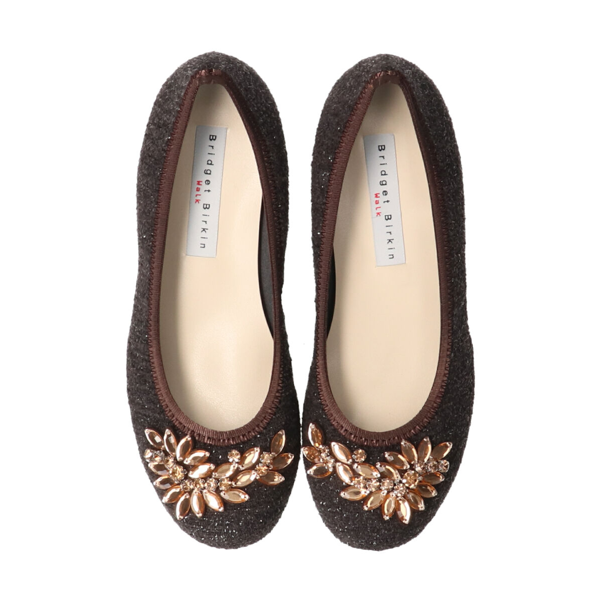 Bridget Birkin「【Bridget Birkin Walk】フラワービジューウォーキングパンプス」|パンプス|