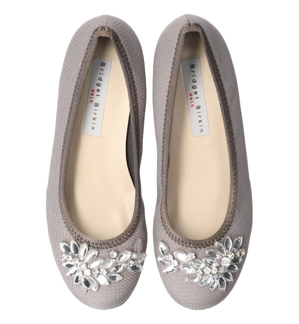 Bridget Birkin「【Bridget Birkin Walk】フラワービジューウォーキングパンプス」|パンプス|