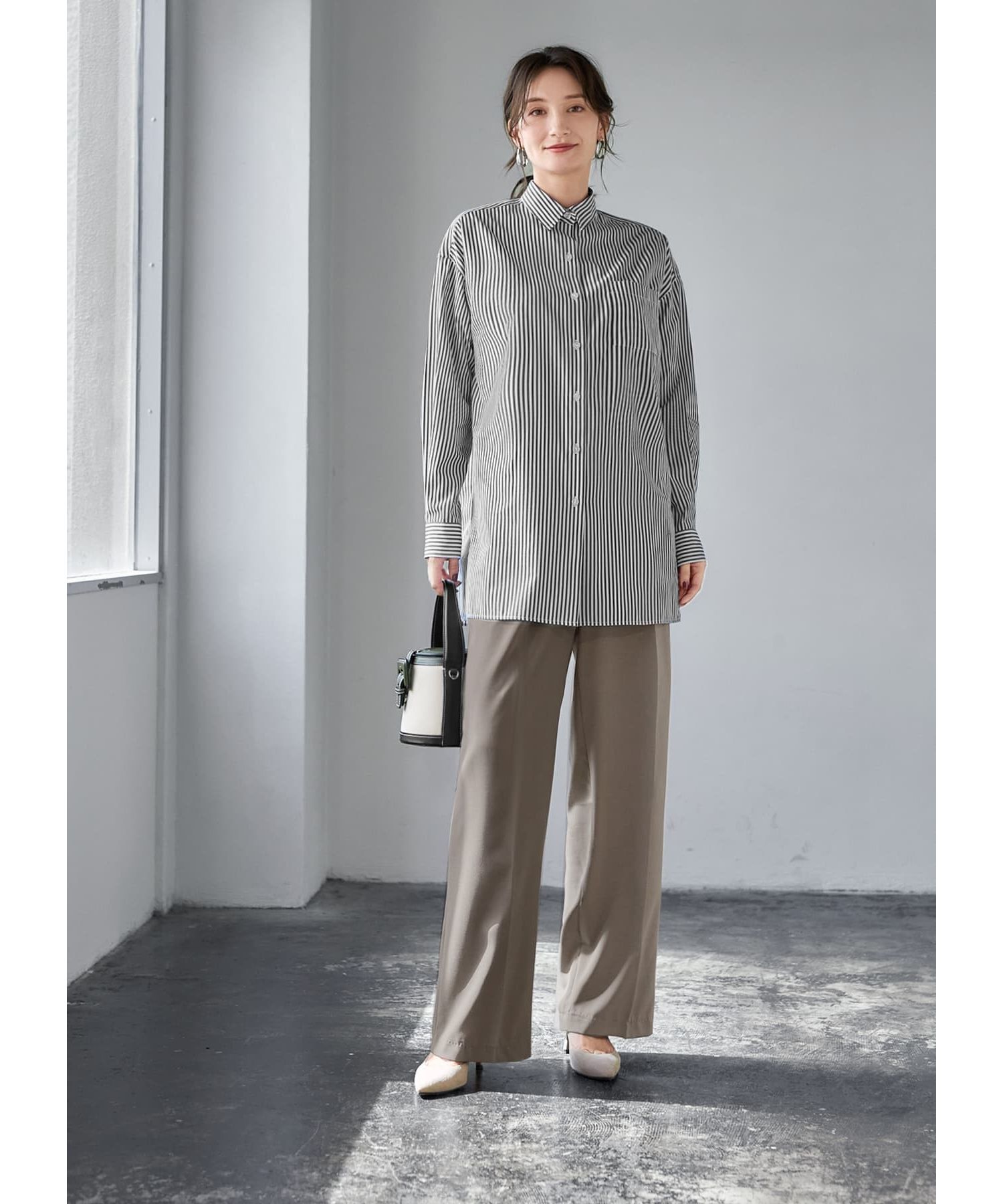 STYLE DELI「【裾出し用】シワFREEロングシャツ」|シャツ・ブラウス|