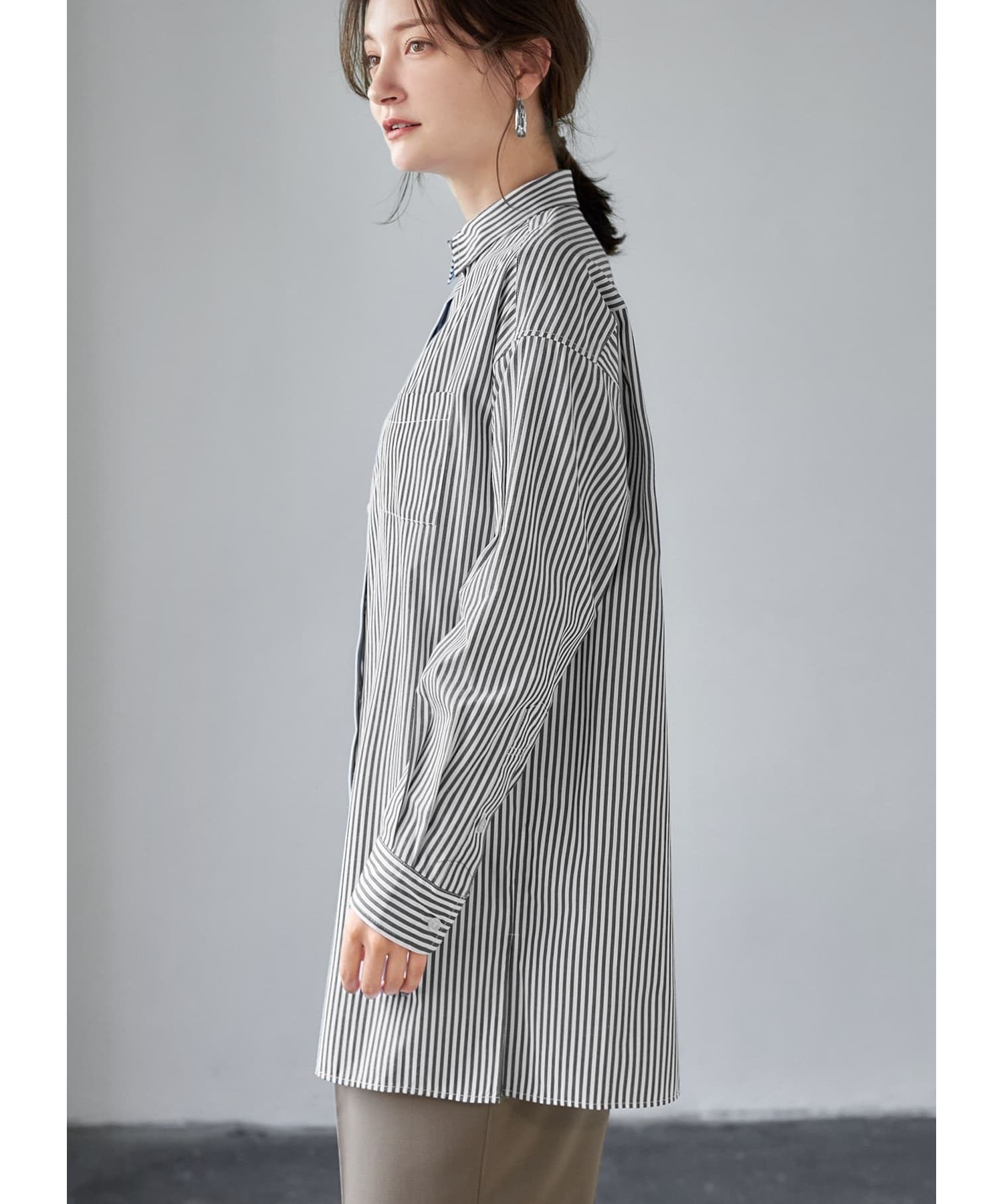 STYLE DELI「【裾出し用】シワFREEロングシャツ」|シャツ・ブラウス|