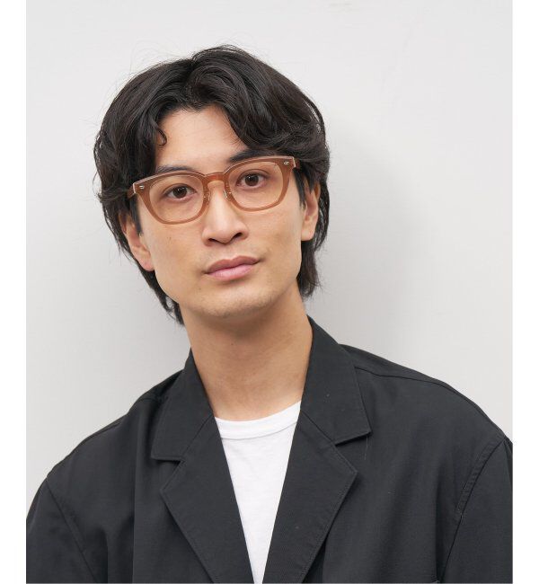  「Zoff｜emiri ウェリントン型 メガネ |辺見えみり 軽量 黒縁フレーム レンズ交換券付」|メガネ|