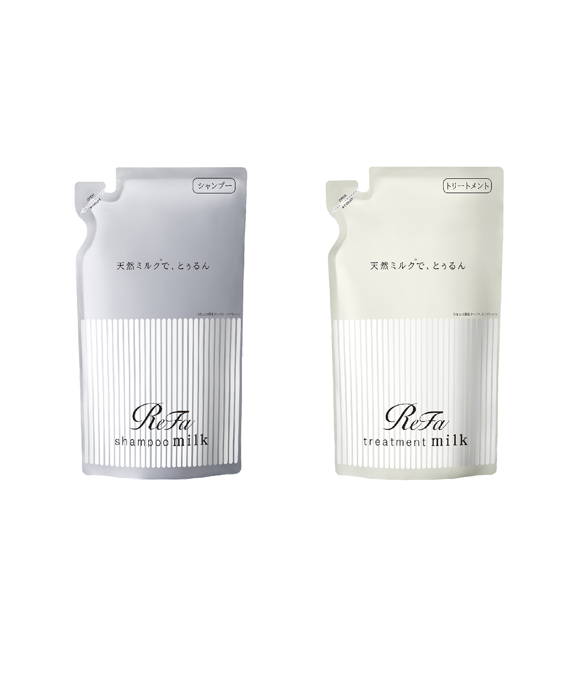 ReFa「リファミルクプロテインシャンプー430ml&ミルクプロテイントリートメント430g」|シャンプー|WHT