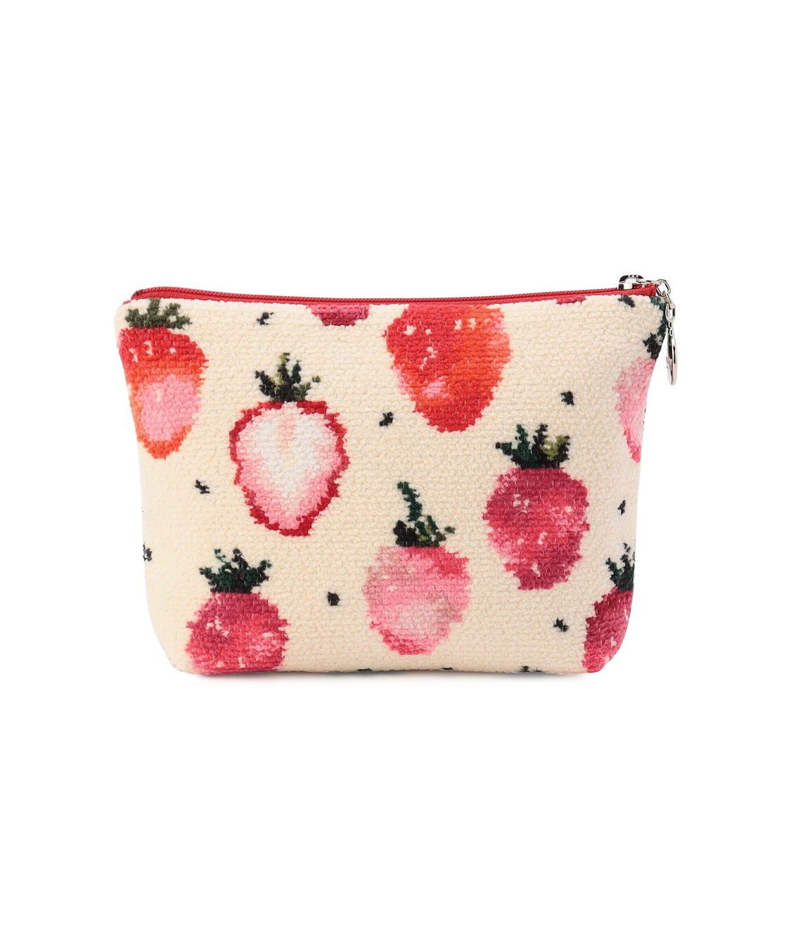 LOVERARY BY FEILER「ストロベリードット　舟型ポーチM　L/STD-260091」|ポーチ|