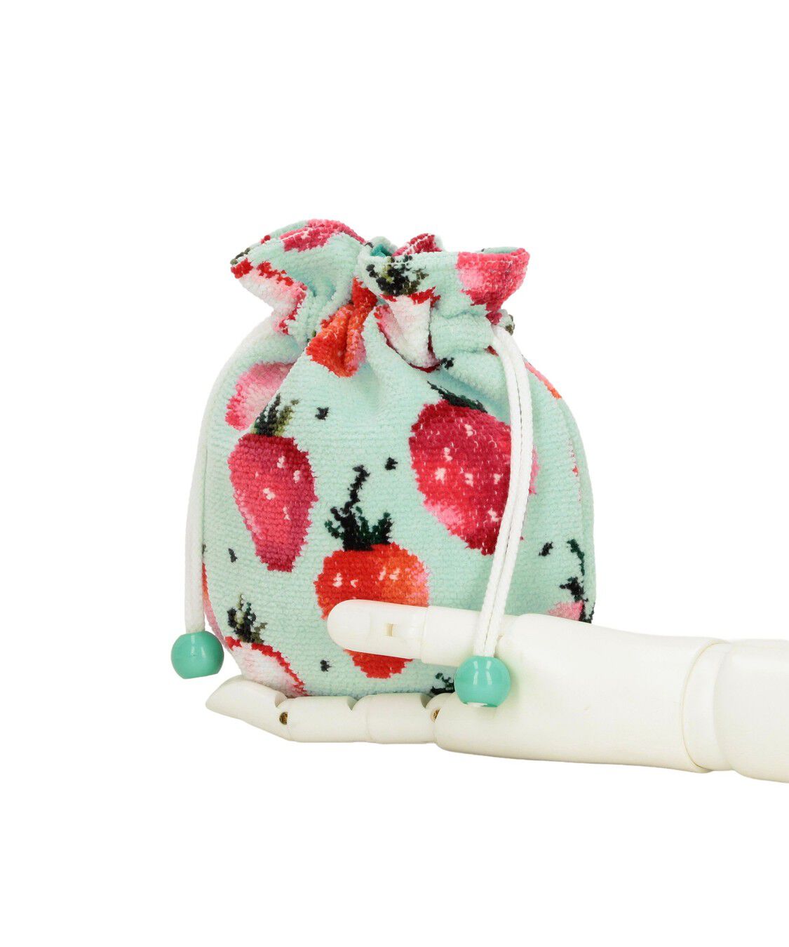 LOVERARY BY FEILER「ストロベリードット　巾着　L/STD-260092」|ポーチ|