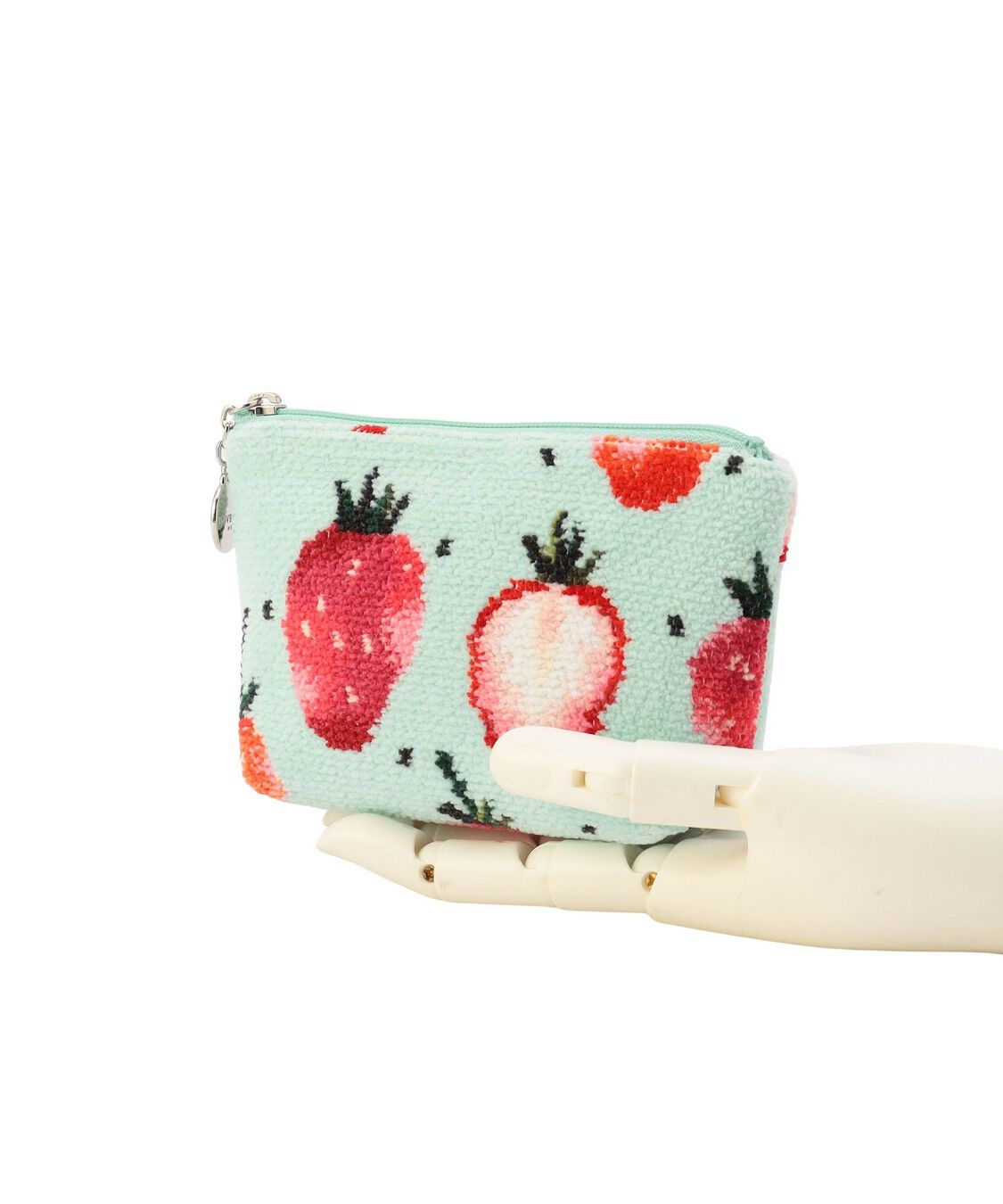 LOVERARY BY FEILER「ストロベリードット　舟型ポーチS　L/STD-260088」|ポーチ|