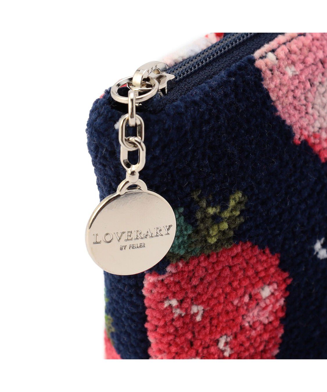 LOVERARY BY FEILER「ストロベリードット　舟型ポーチS　L/STD-260088」|ポーチ|