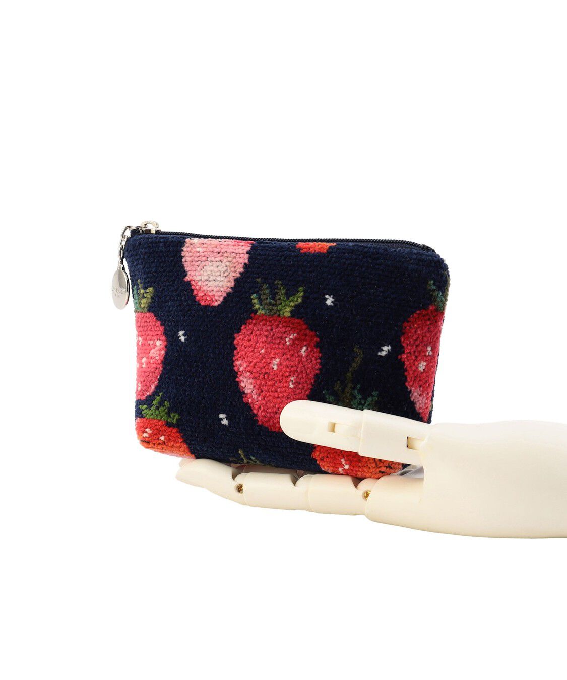 LOVERARY BY FEILER「ストロベリードット　舟型ポーチS　L/STD-260088」|ポーチ|