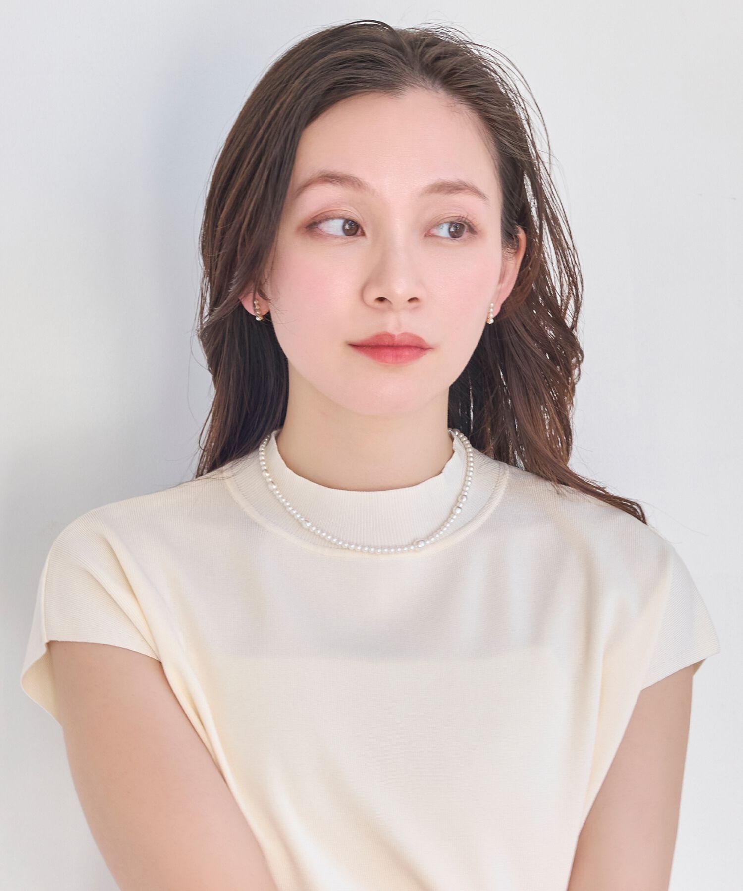 Phoebe「≪雑誌掲載≫【金属アレルギー対応】クラスアップパールネックレス」|ネックレス|