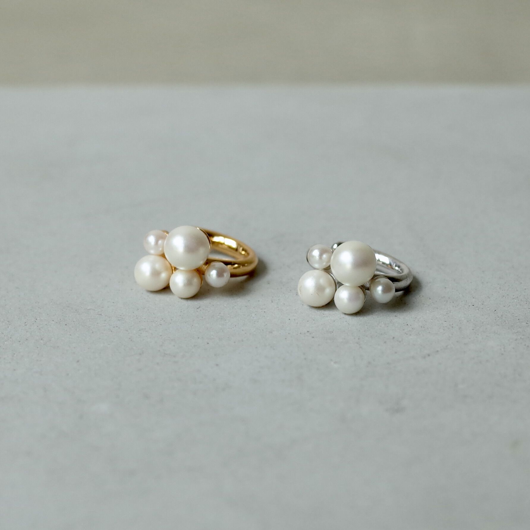 warmth「Bubble Pearl Ear Cuff」|イヤーカフ|ゴールド
