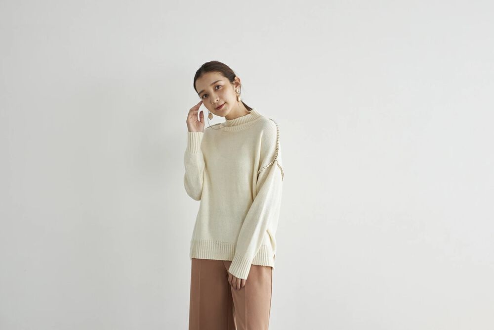 BACKYARD FAMILY「ニット レディース きれいめ 通販 セーター タートルネックセーター プルオーバー 長袖」|ニット・セーター|