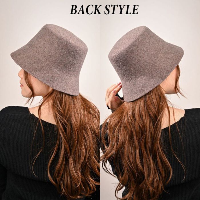 BACKYARD FAMILY「バケットハット レディース 冬 通販 バケット ハット 秋冬 帽子 秋 ウールハット バケハ」|ハット|