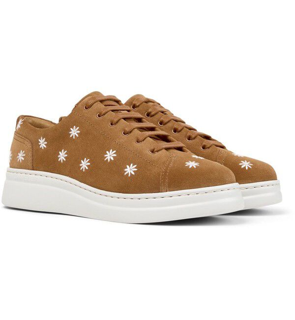 CAMPER「[カンペール] RUNNER UP / レザースニーカー」|スニーカー|キャメル