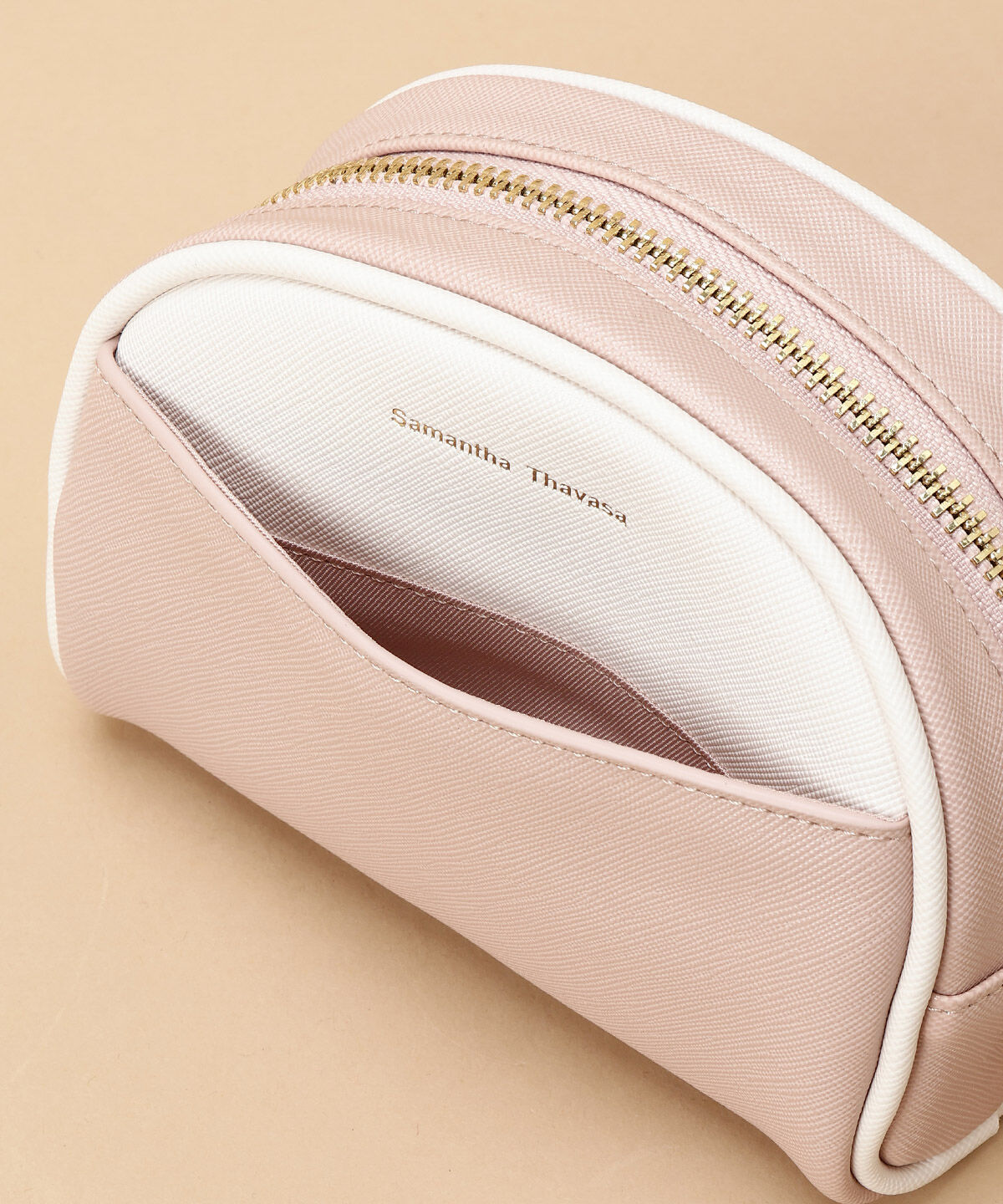 Samantha Thavasa「アーチフォルム バイカラーポーチ」|ポーチ|