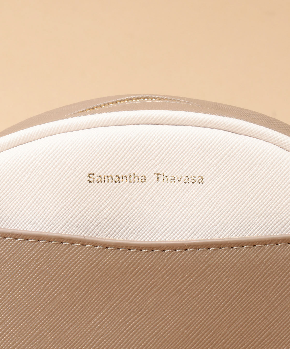 Samantha Thavasa「アーチフォルム バイカラーポーチ」|ポーチ|