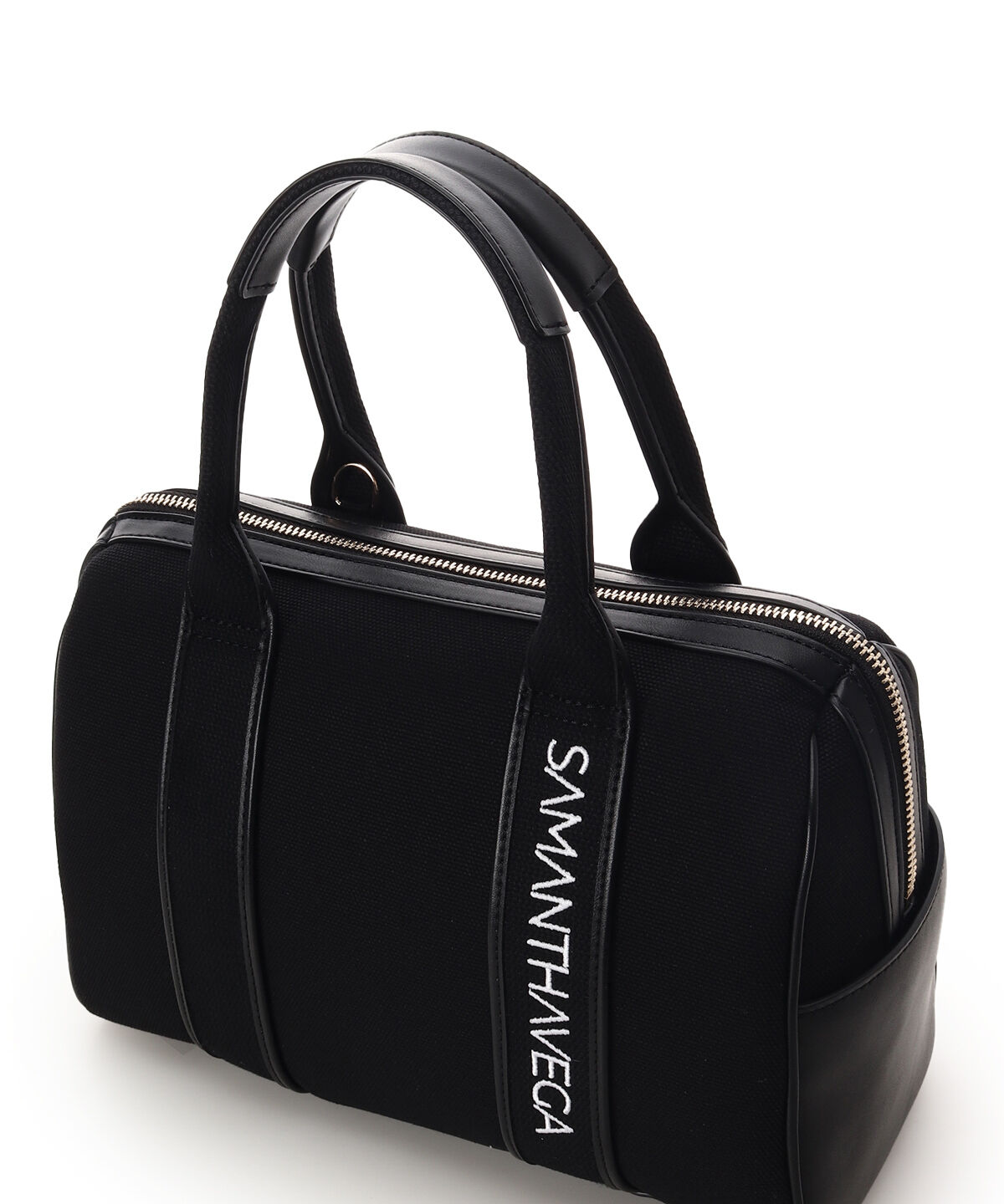 Samantha Vega「ロゴテープボストンバッグ（小）」|ボストンバッグ|