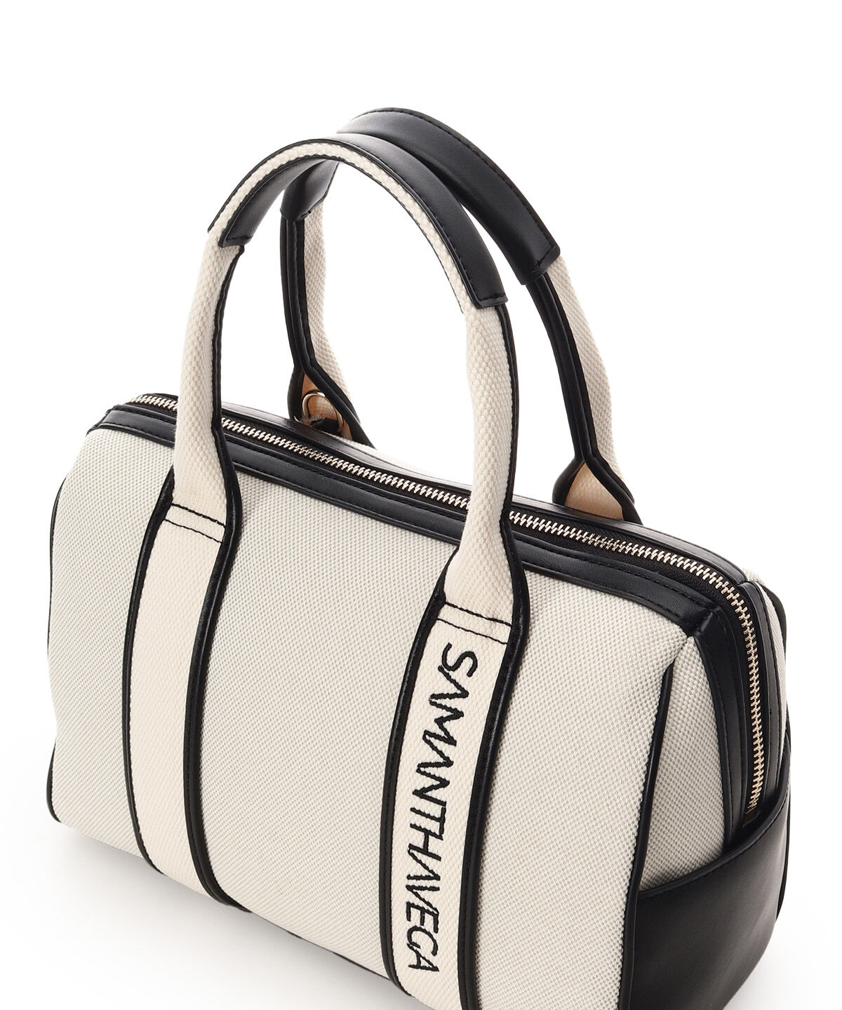 Samantha Vega「ロゴテープボストンバッグ（小）」|ボストンバッグ|