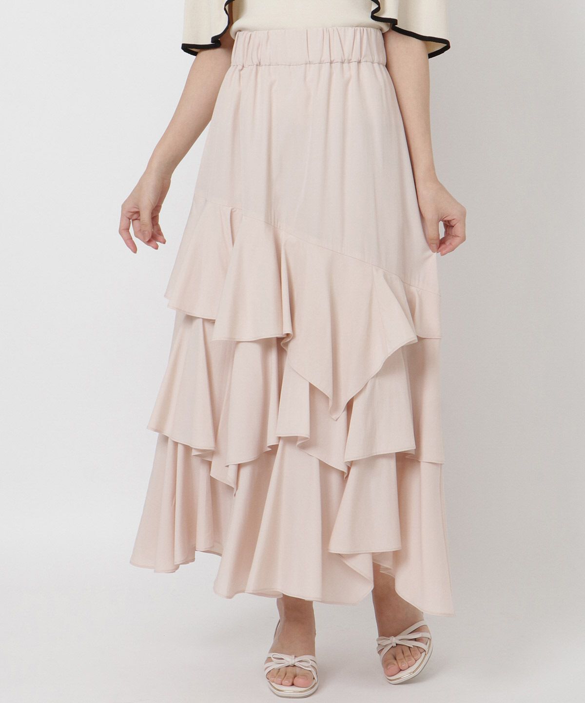 WILLSELECTION「ティアードロングスカート」|スカート|