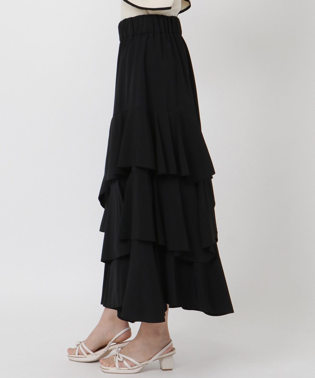 WILLSELECTION「ティアードロングスカート」|スカート|