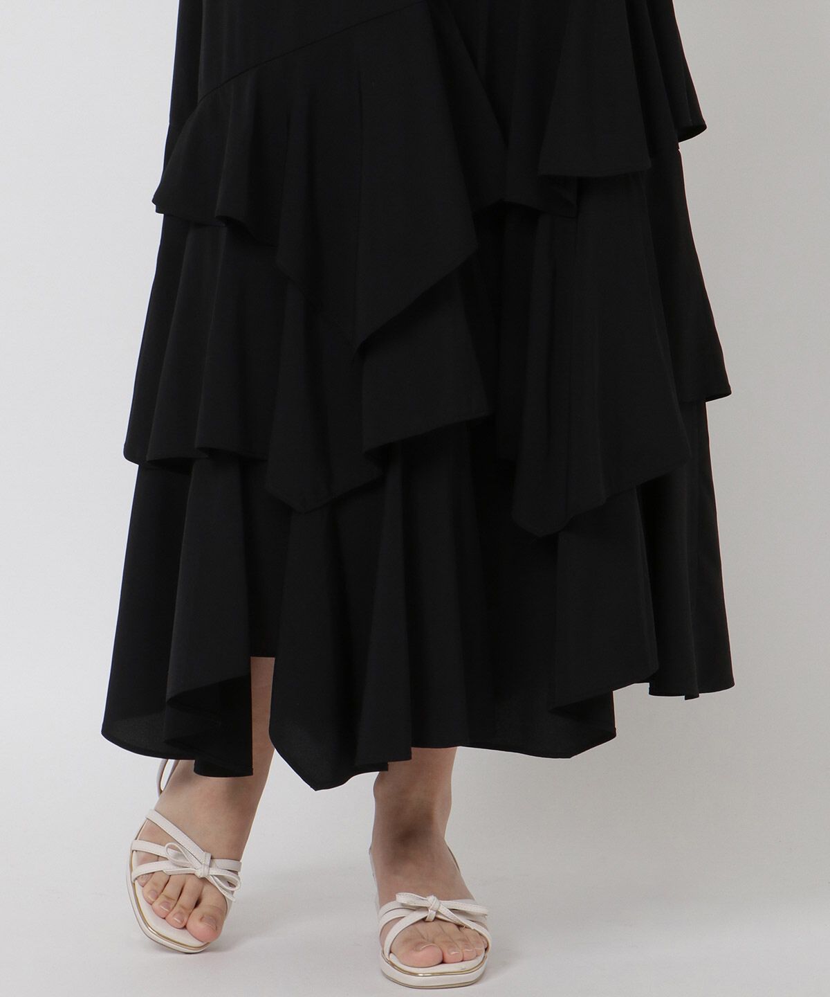 WILLSELECTION「ティアードロングスカート」|スカート|